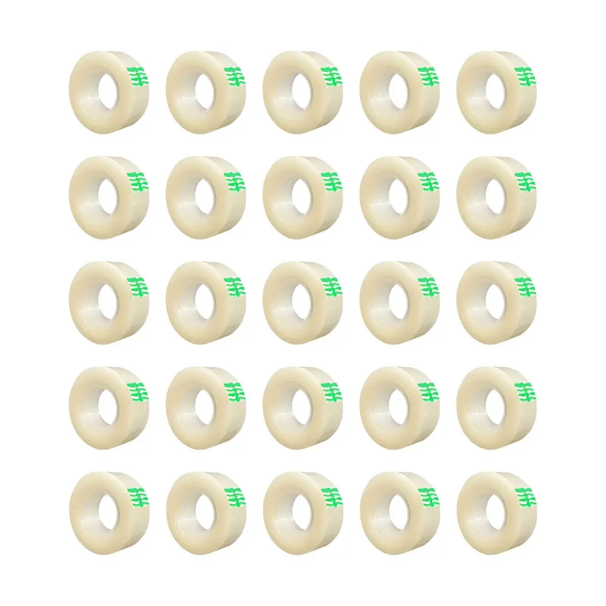 Pack 25 Cinta Corte Facil Devek 24mmx65m Transparente Escolar Devek