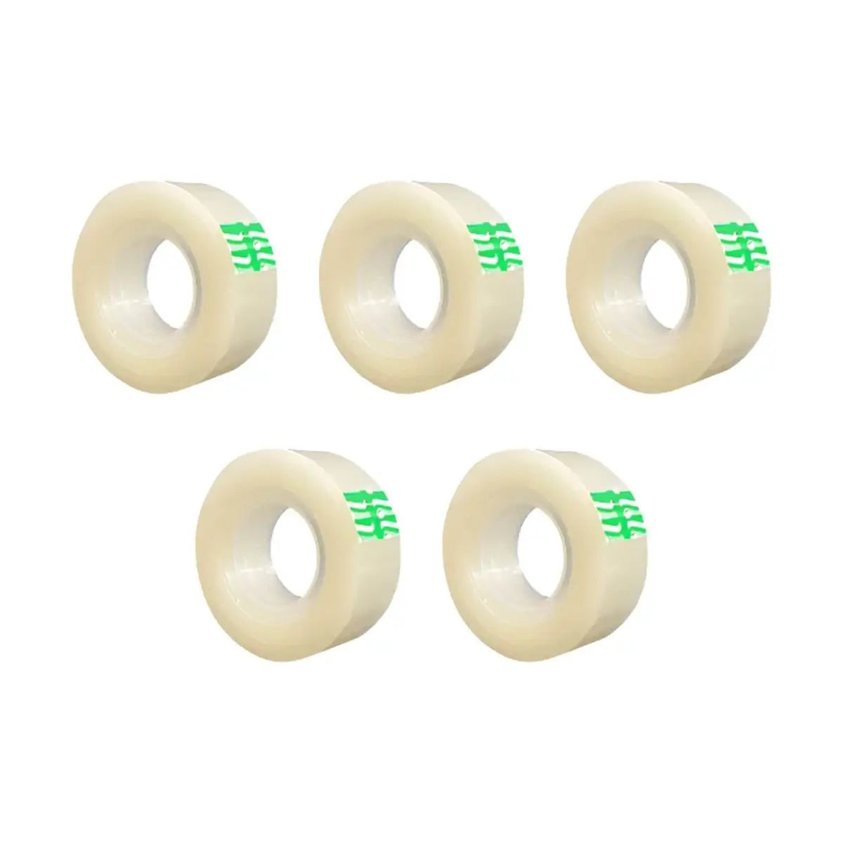 Pack 5 Cinta Corte Facil Devek 24mmx65m Transparente Escolar Devek