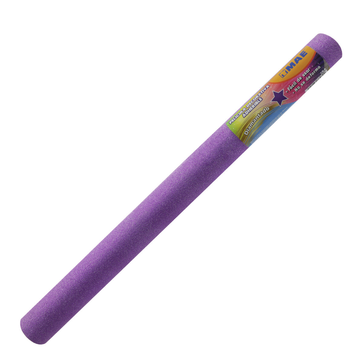 Rollo Papel Contact Adhesivo Glitter Mae Colores 45cmx3m
