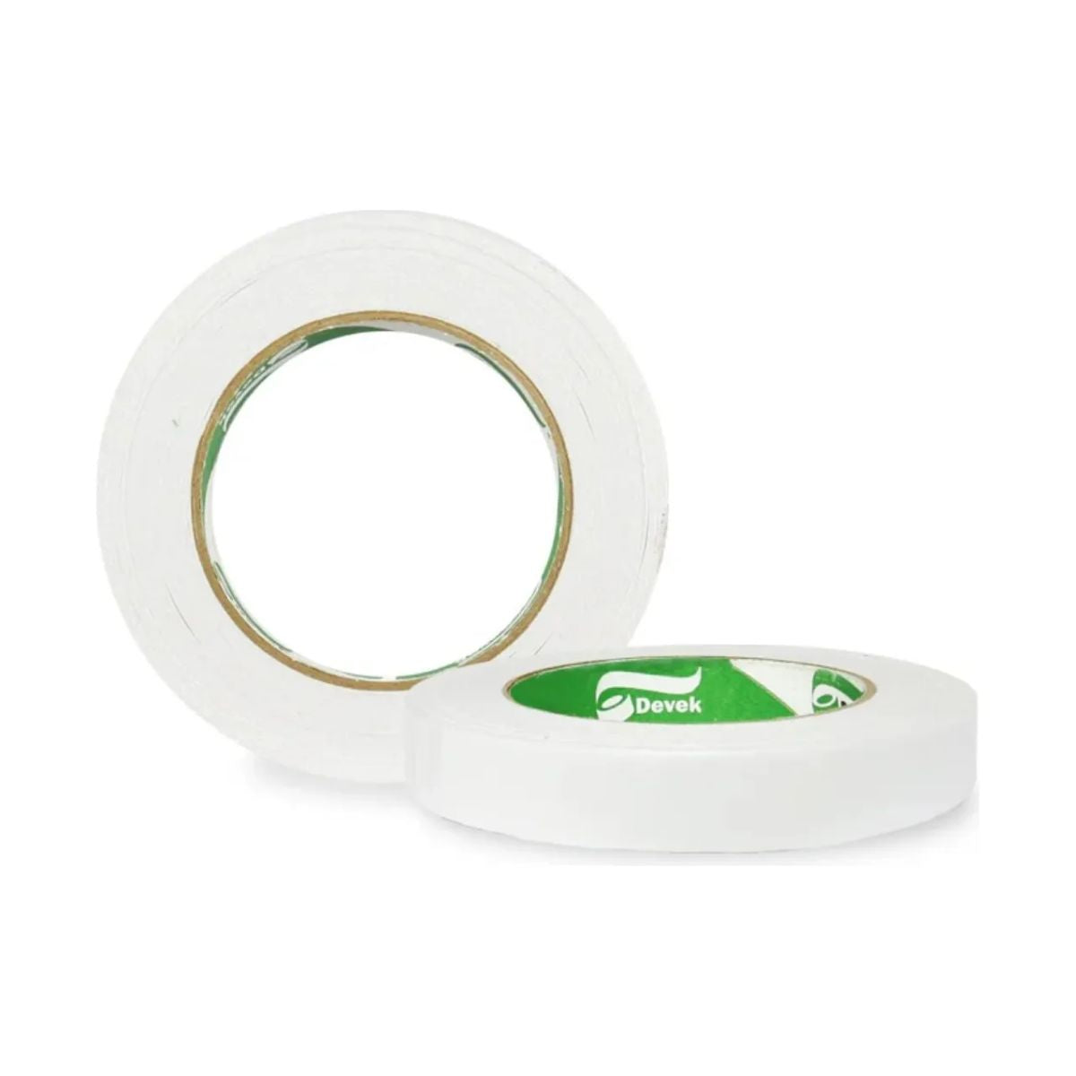 Pack 6 Cinta Adhesiva Doble Cara Devek 18 Mm X 33 M Color Blanco