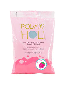 Polvos Holi Frutales Rosa - Fresa Bolsa 75gr