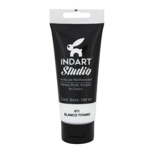 Pintura Acrilica Alta Viscosidad Indart Studio 100ml Colores - MarchanteMX
