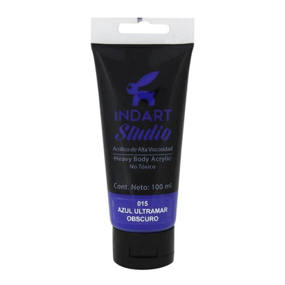 Pintura Acrilica Alta Viscosidad Indart Studio 100ml Colores - MarchanteMX