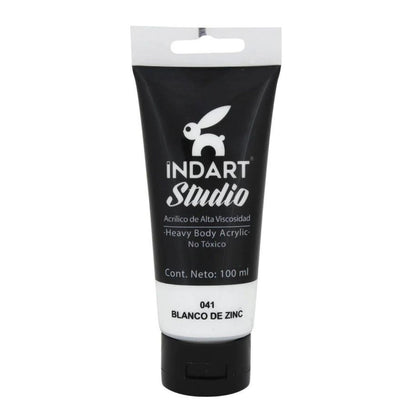Pintura Acrilica Alta Viscosidad Indart Studio 100ml Colores - MarchanteMX