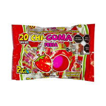 20 Gomitas Sabor Fresa Con Tamarindo Picao 20gr C/u