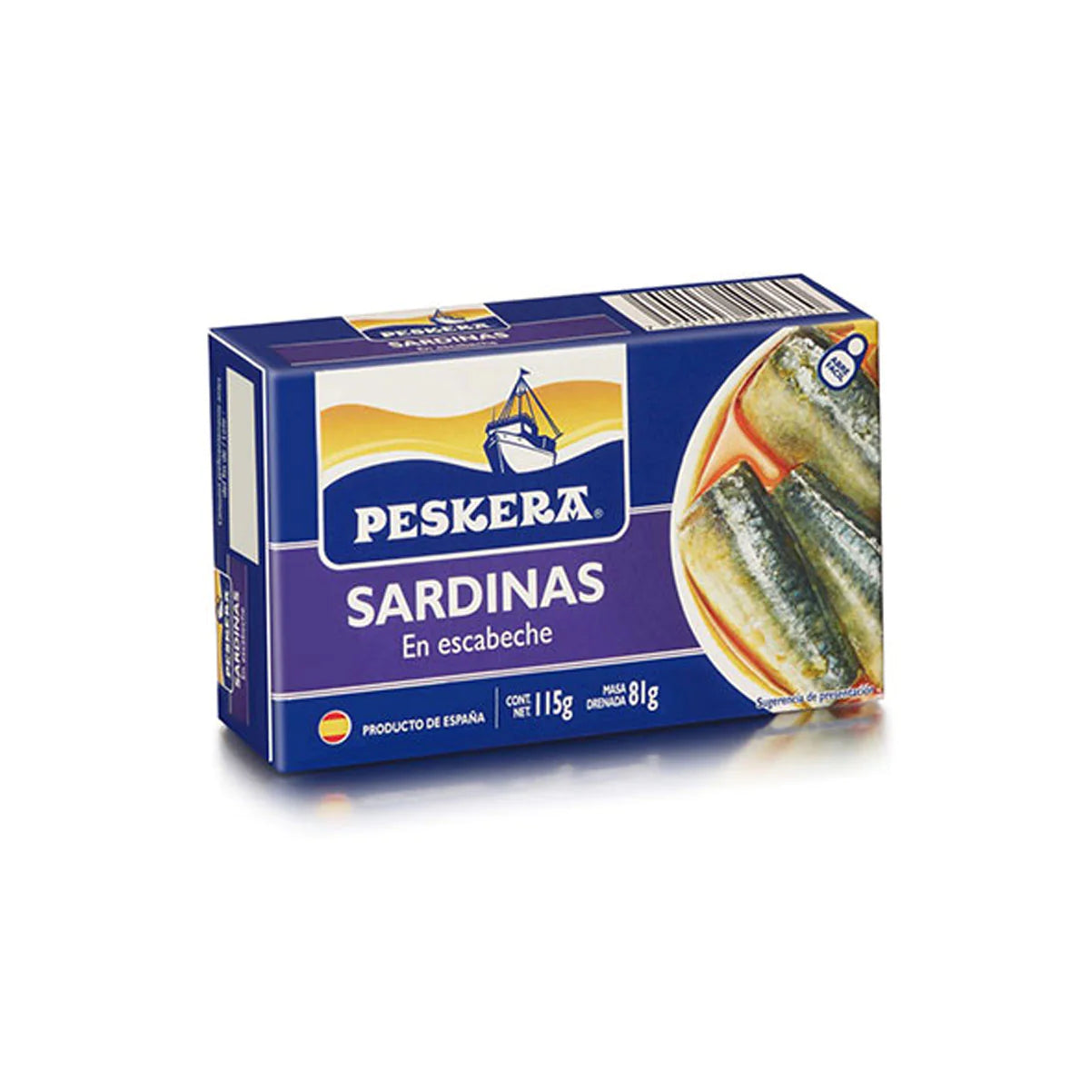 Sardinas En Escabeche Peskera Lata 115g