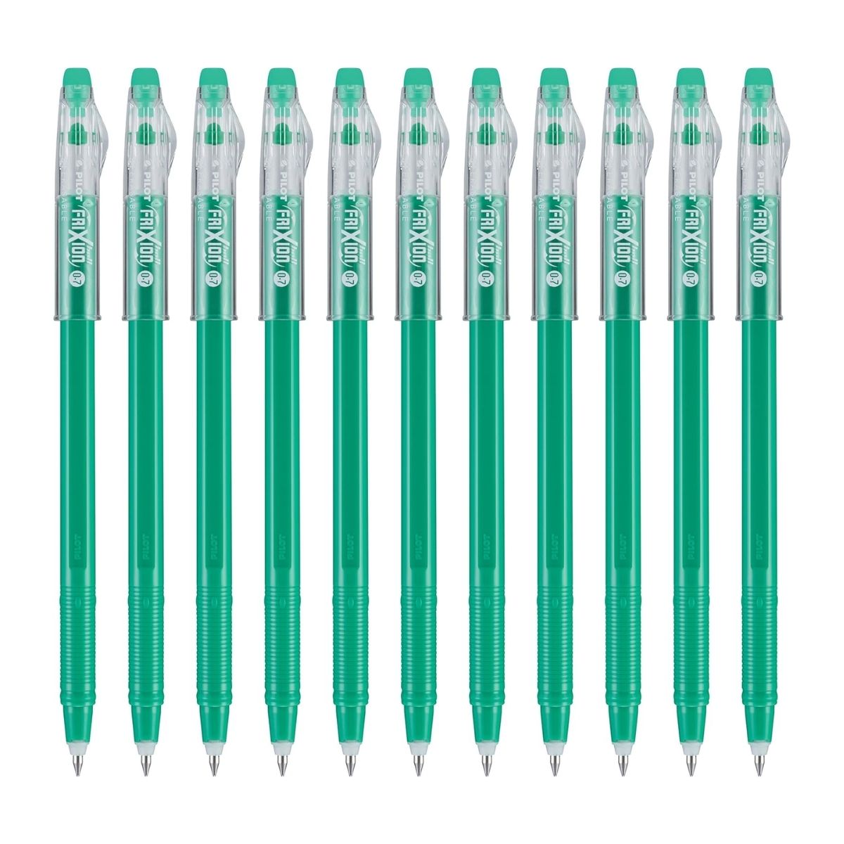 12 Boligrafos Borrable Frixion Pilot Color Verde Sticks