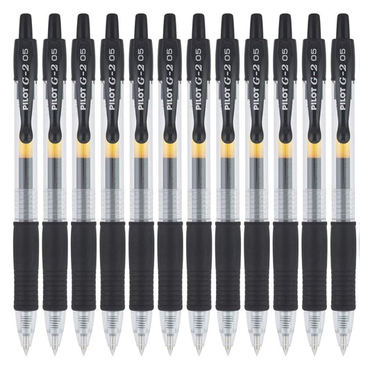 12 Plumas/boligrafo Gel G2-5 Pilot Extra Fino Color A Elegir