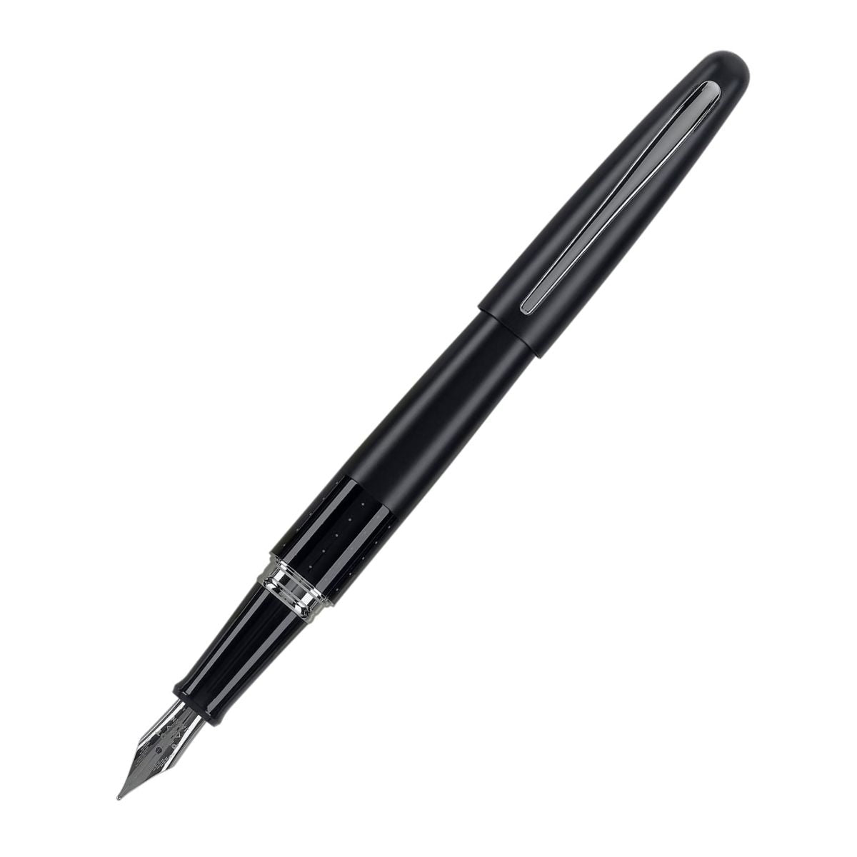 Pluma Fuente Metropolitan Mr-1 Pilot Metalico Punta Mediana Negro