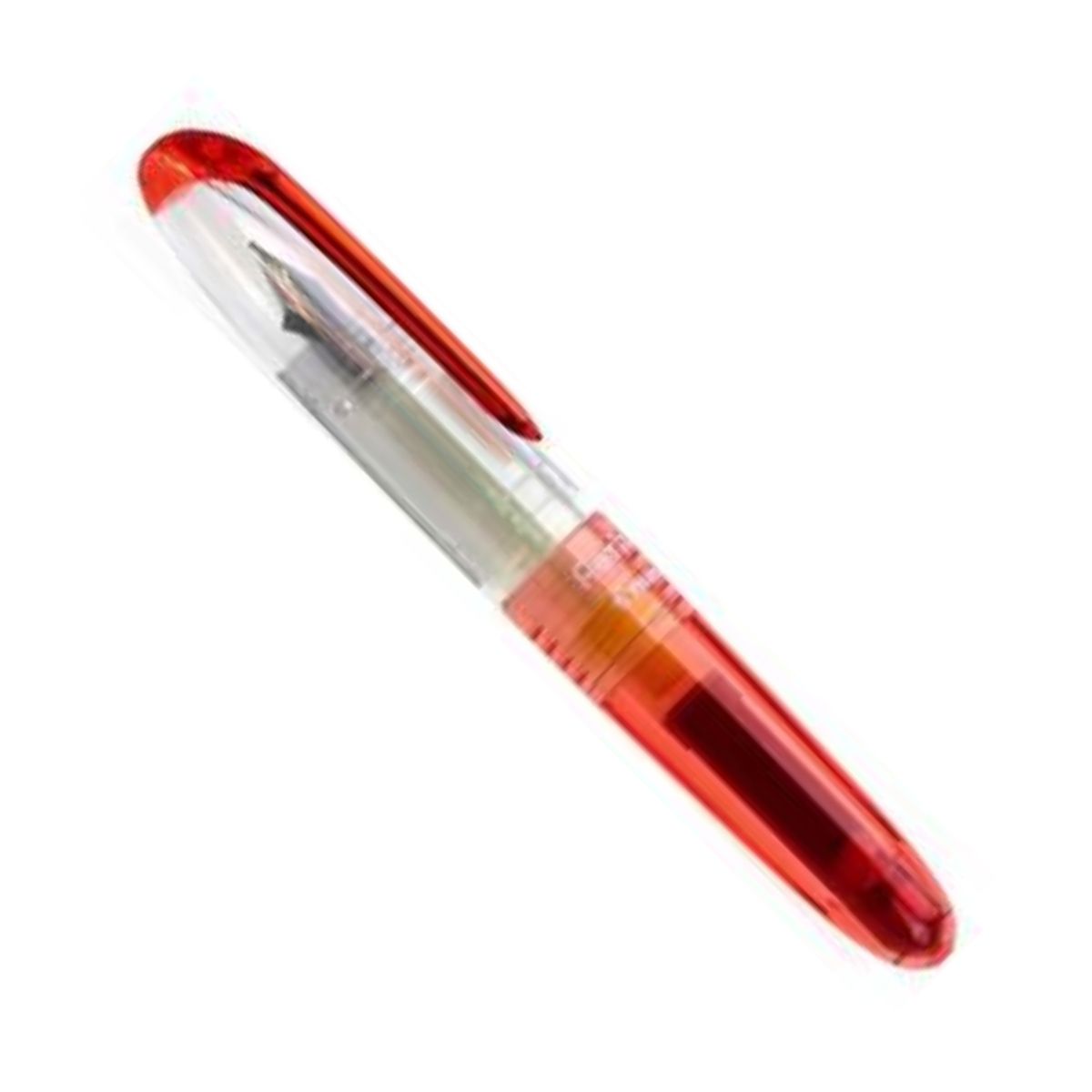 1 Pluma Fuente Pilot Petit Color Rojo Punta Fina Base Agua