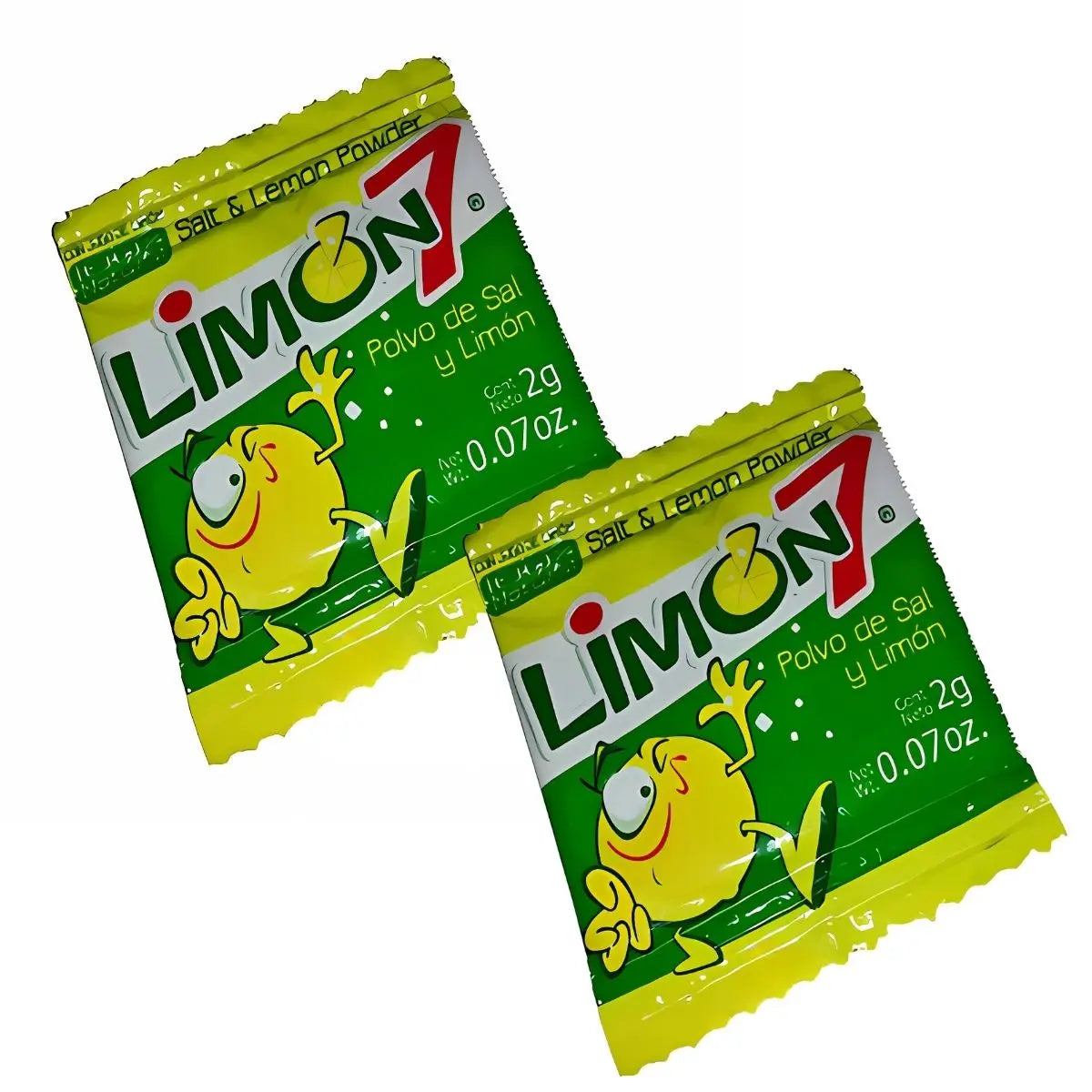 80 Minibolsitas Polvito Limon Seven Sal Y Limon 7 Tiras - Pilot - vista lateral
