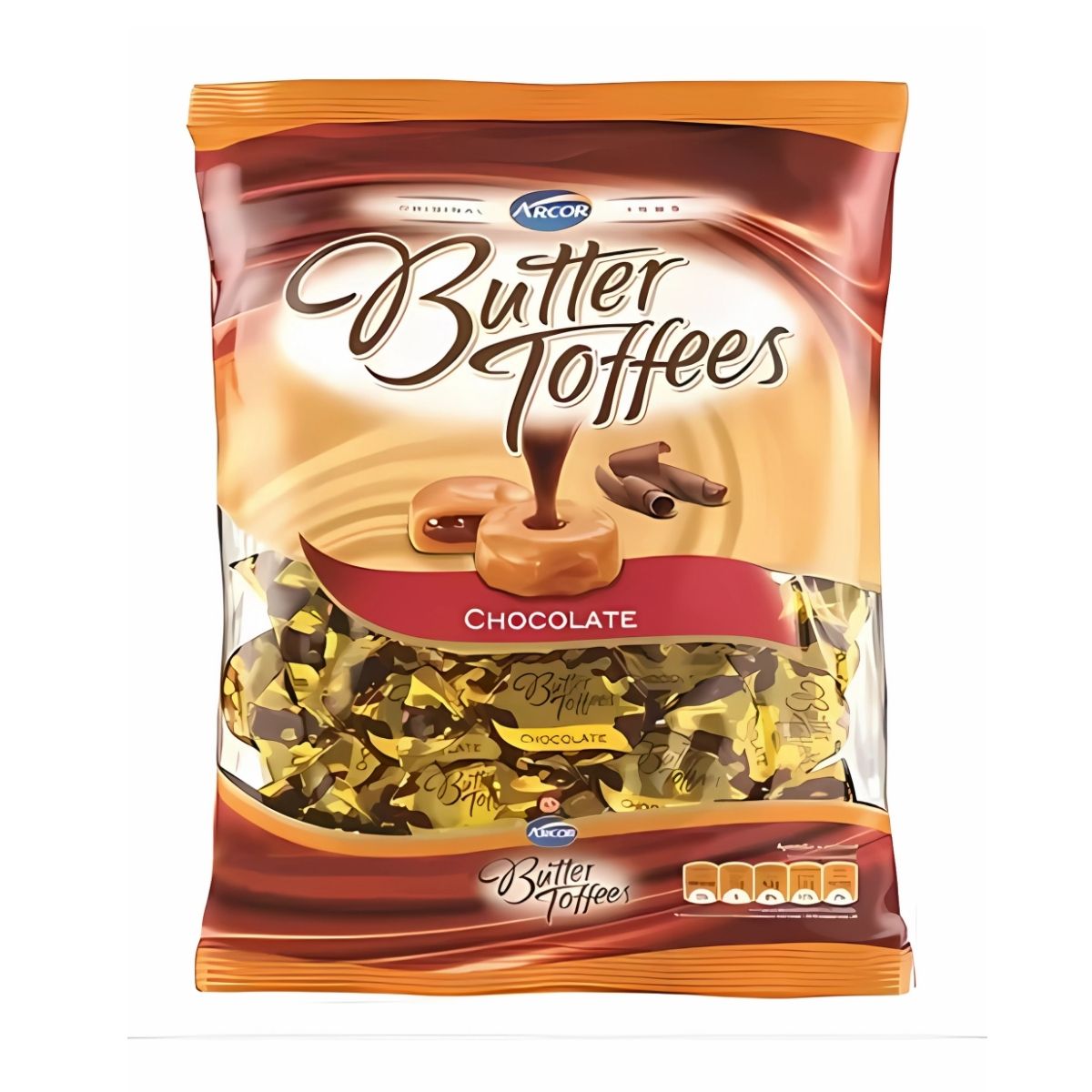 50 Caramelos Sabor Chocolate Butter Toffees Bolsa 300gr