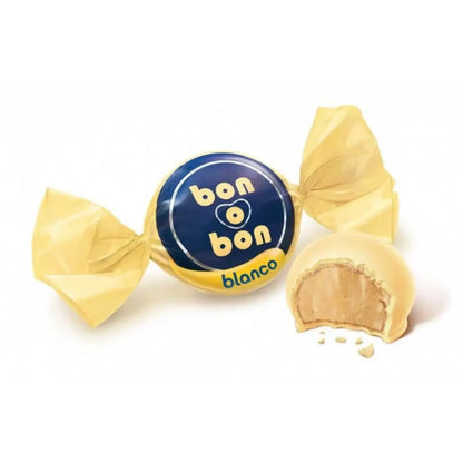 18pz Chocolate Bon O Bon Blanco Relleno Crema De Cacahuate - Pilot - vista lateral