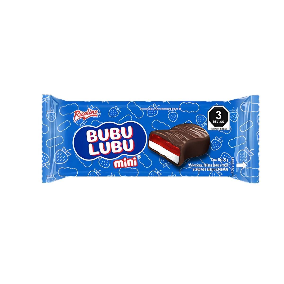 25pz Chocolate Mini Bubulubu Ricolino 500g