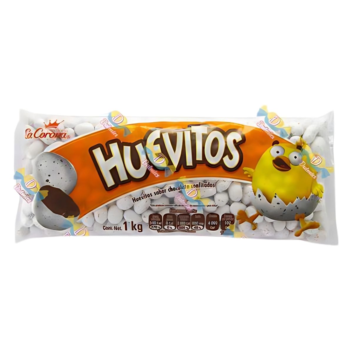 1 Kg Huevitos Chocolate Dulce Confitado Bolsa