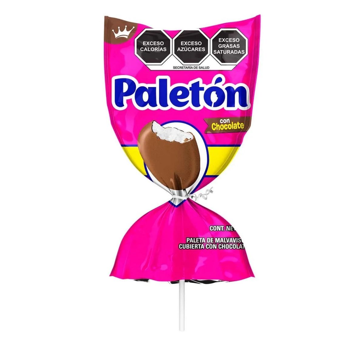 18pz Paleton Paleta De Malvavisco Cubierta De Chocolate