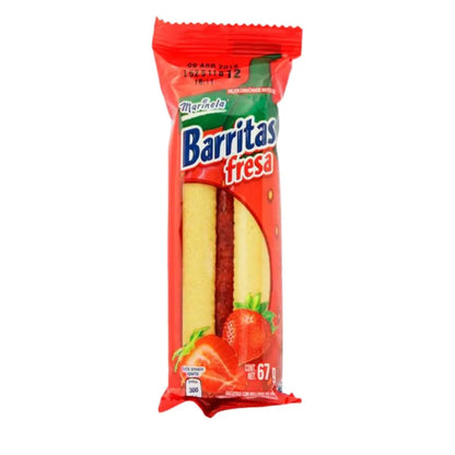 Pack 12 Barritas Marinela Jalea Sabor Fresa Suaves 402gr - Pilot
