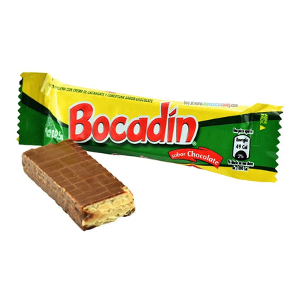 50pz Chocolate Bocadin Relleno De Crema De Cacahuate - Pilot - vista lateral