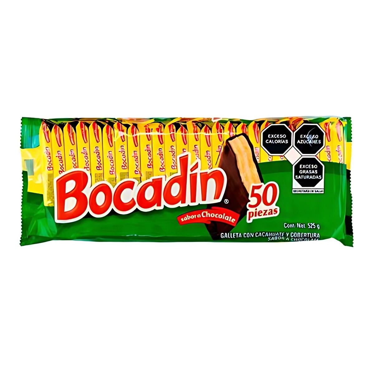 50pz Chocolate Bocadin Relleno De Crema De Cacahuate