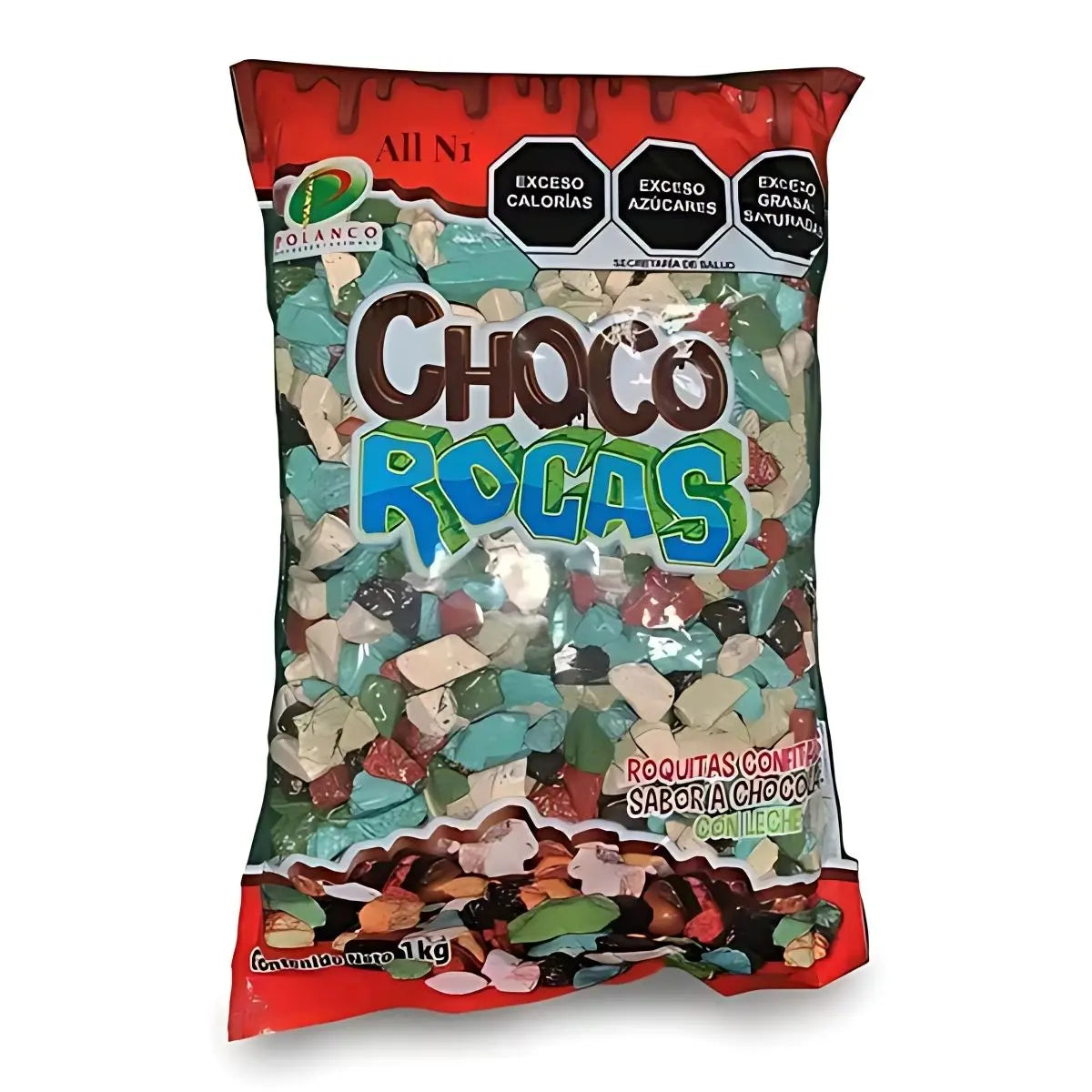 Choco Rocas Piedras Polanco Bolsa 1 Kg - Pilot - vista lateral