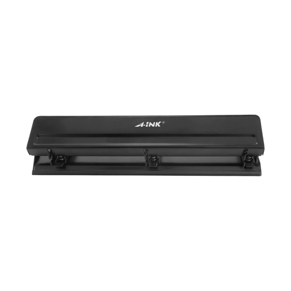 Perforadora Metalica Color Negro A-ink Ajustable 3 Orificios