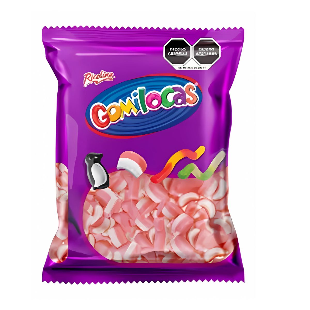1 Kg Gomitas Forma Dientes Gomilocas Ricolino Suaves Dulces Mondelez