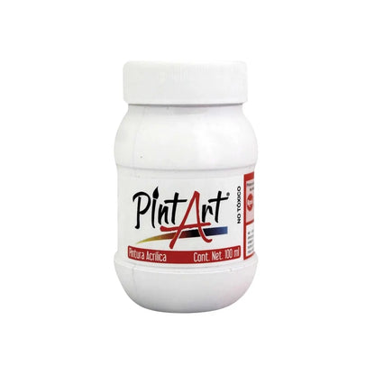Pintura Acrilica Pintart Estudiante 100ml Color a elegir Blanco - Roel