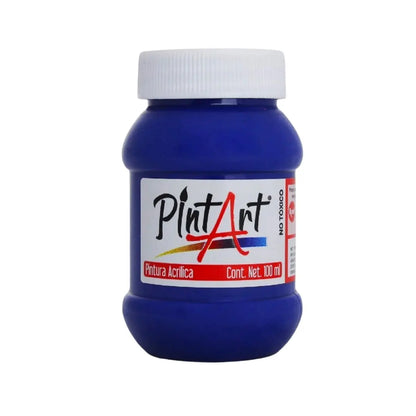 Pintura Acrilica Pintart Estudiante 100ml Color a elegir Azul Cobalto - Roel