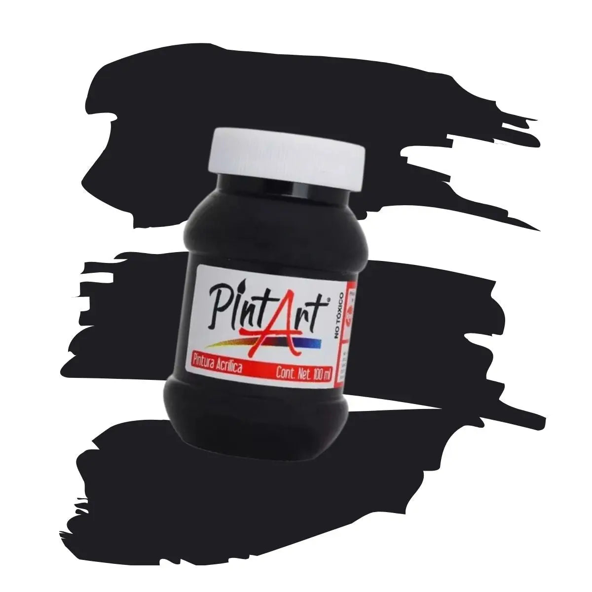 Pintura Acrilica Pintart Estudiante 100ml Color a elegir Negro - Roel