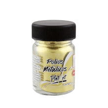 Polvos Metalicos Oro Rico Pintart 30cm Pigmento Vidrio