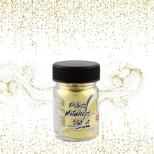 Polvos Metalicos Oro Rico Pintart 30cm Pigmento Vidrio