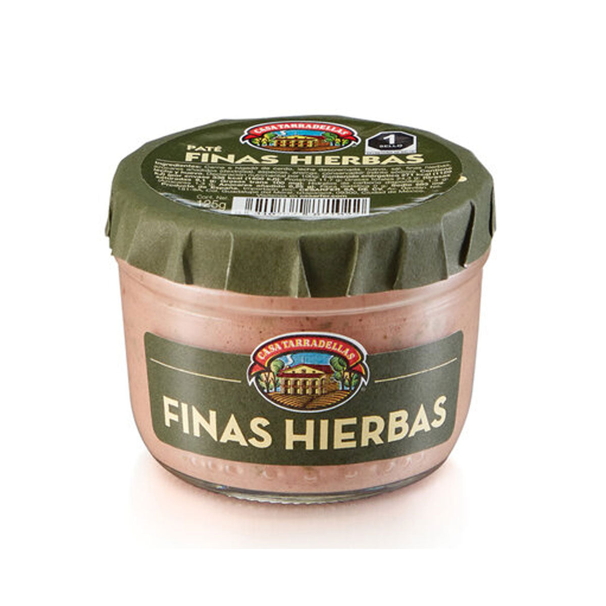 Paté de Finas Hierbas 125g - Enlatados y Conservas La casa del bacalao