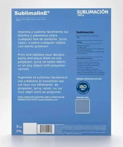 Pack 2 Hojas Papel Sublimación Kronaline SUBL17 Carta 125 Hojas c/u - Marchante MX