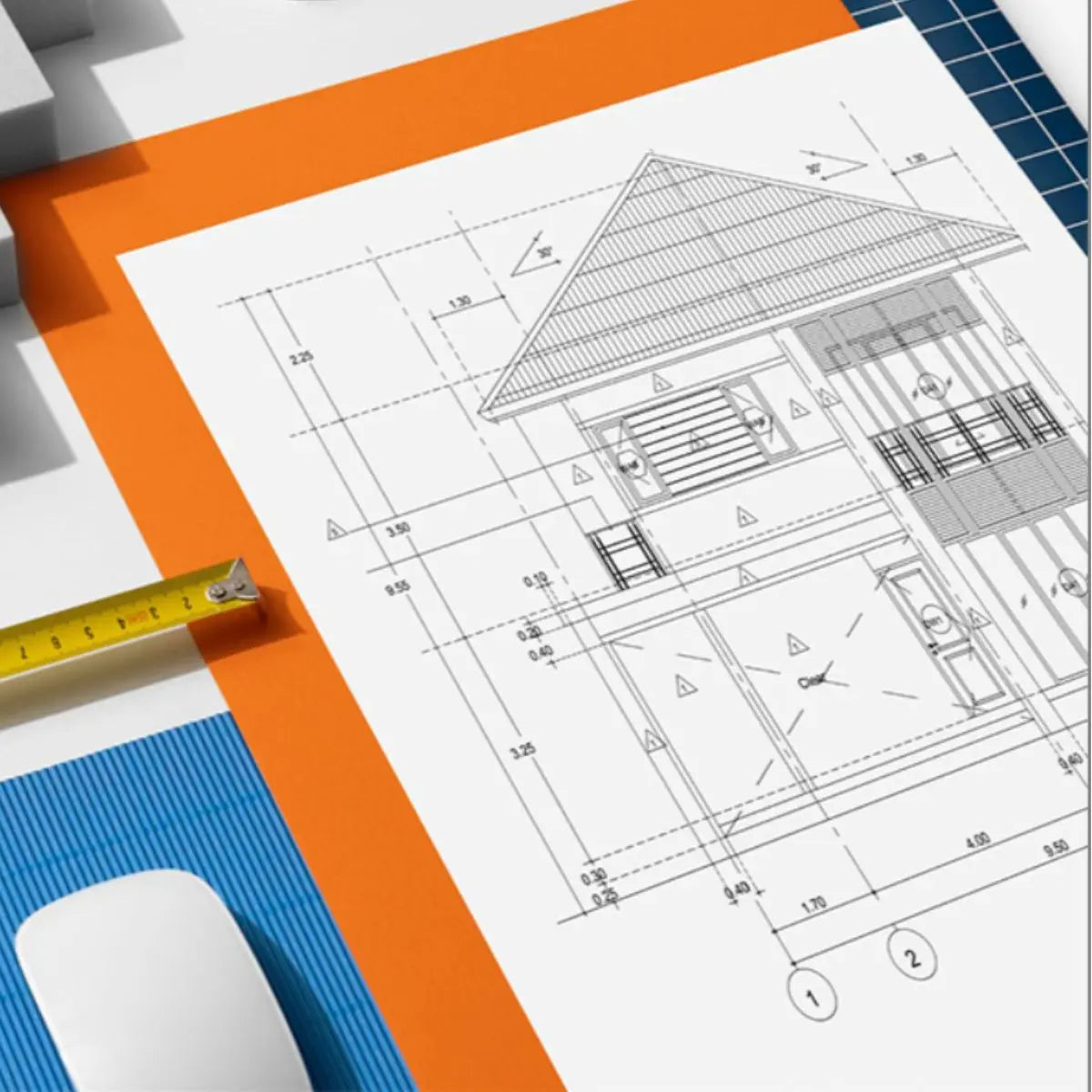 Papel Bond Precisión Kronaline Bx401 90gr Plotter N2 0.91 x 100 m 3 PIEZA - Kronaline - vista lateral