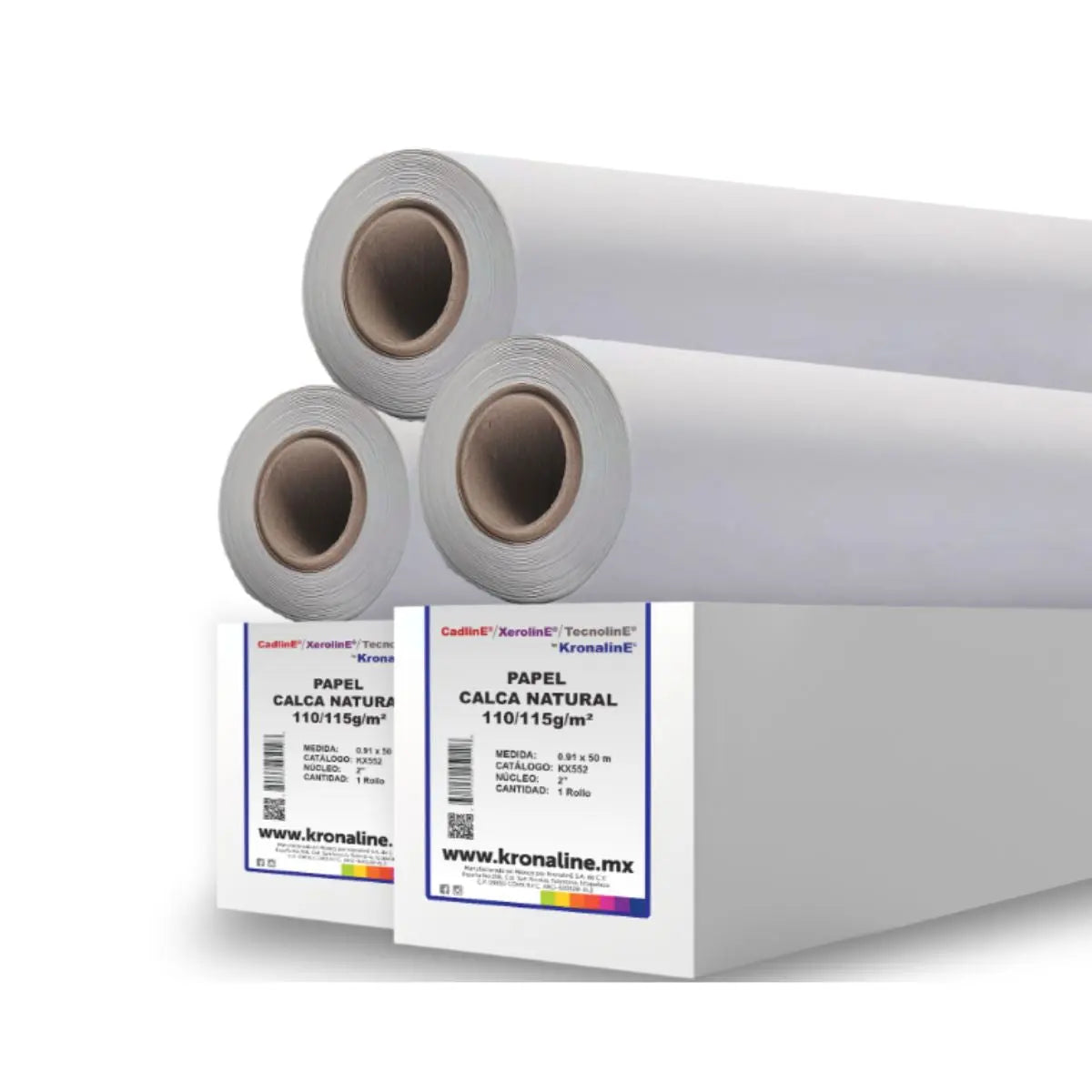 Papel Calca Albanene Kronaline Kx552 Natural 110/115g/m² 0.91 x 50 m N2 Kronaline