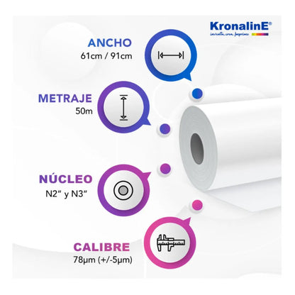 Papel Calca Albanene Natural 90/95g Kronaline Kx547 N3 0.61 x 50 m Kronaline