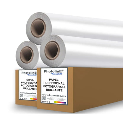 Papel Fotográfico Brillante 260g Kronaline Pgl036 0.43 x 30 m 3 PIEZA - Kronaline - vista lateral