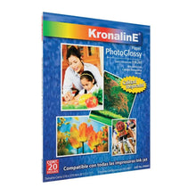 Papel Fotográfico Photoglossy Inkjet Kronaline Carta 20 Hojas - Kronaline - vista lateral