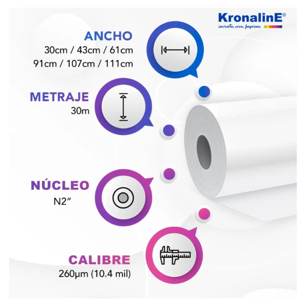 Papel Profesiona Fotográfico Satín Aperlado Kronaline Prl026 - Kronaline - accesorios
