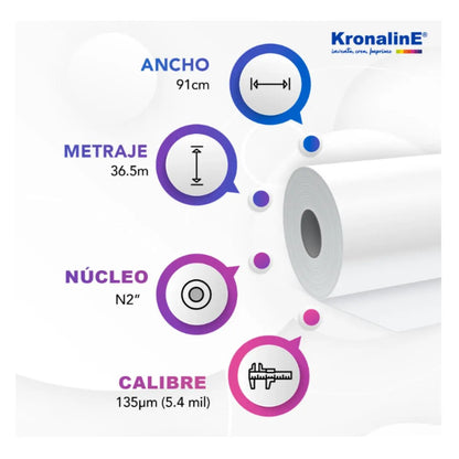 Papel Recubierto Mate Alta Resolución Bj331 Kronaline - Kronaline