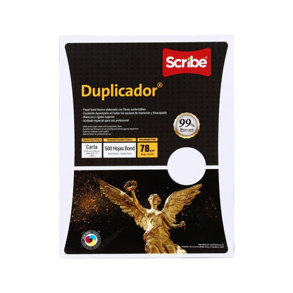 Papel Duplicador 500 Hojas Scribe Blanco Carta