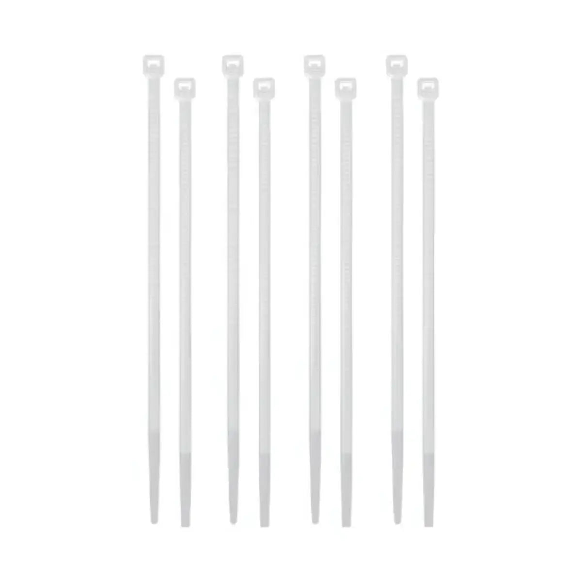 Bolsa con 50 Cinchos de Plástico Blanco Aksi 30 cm x 4.6 mm Aksi