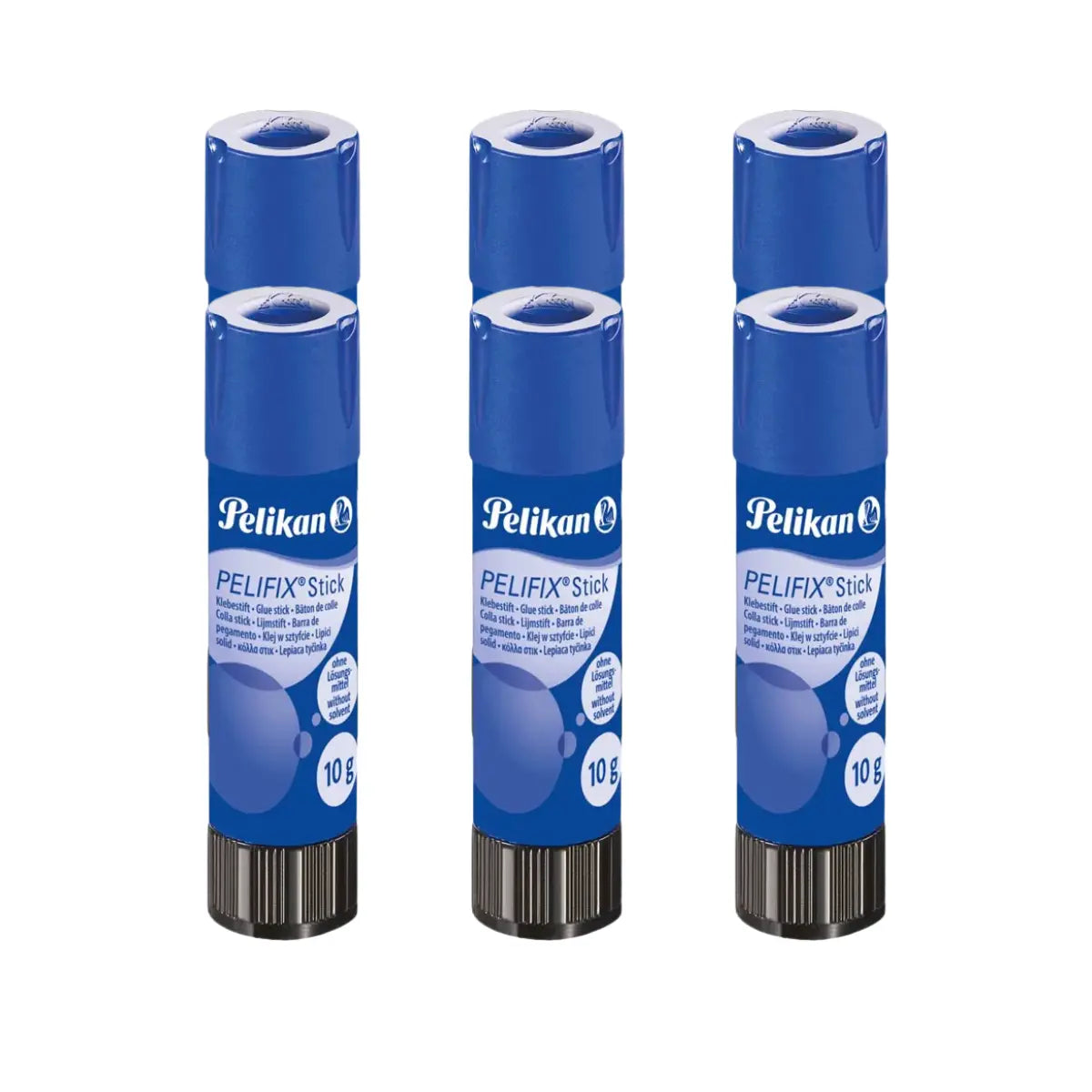 Paquete 6 Piezas Lapiz Adhesivo Pelikan Pelifix Escolar Pelikan