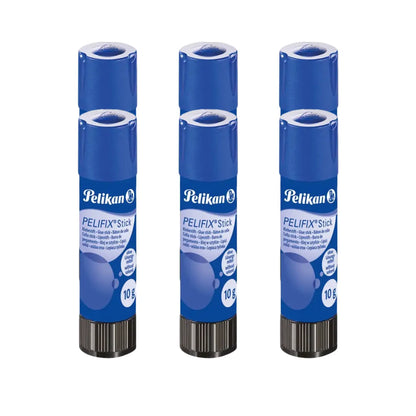 Paquete 6 Piezas Lapiz Adhesivo Pelikan Pelifix Escolar Pelikan