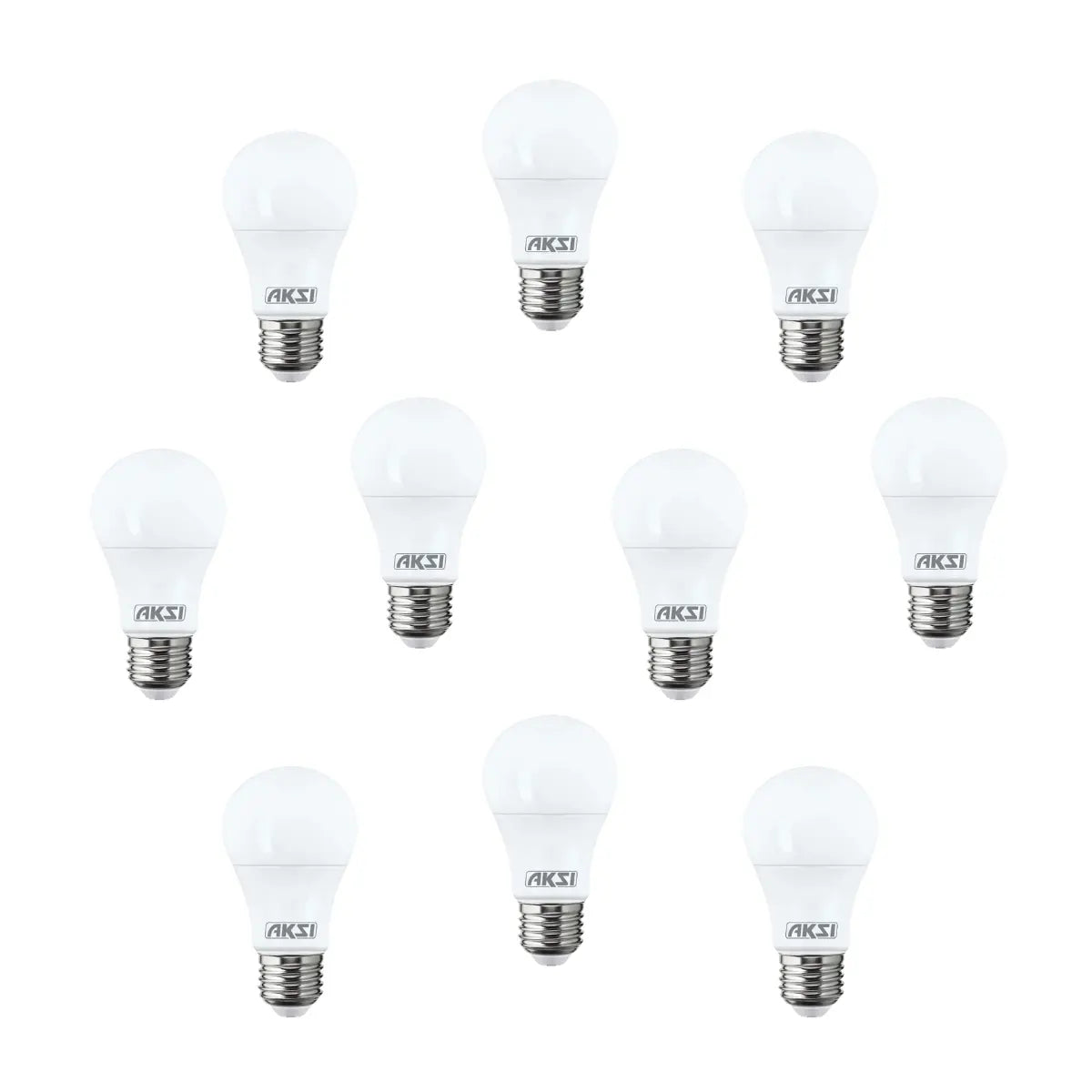 Paquete de 10 Focos LED A15 4W Aksi Luz Blanca Base E27 - Aksi