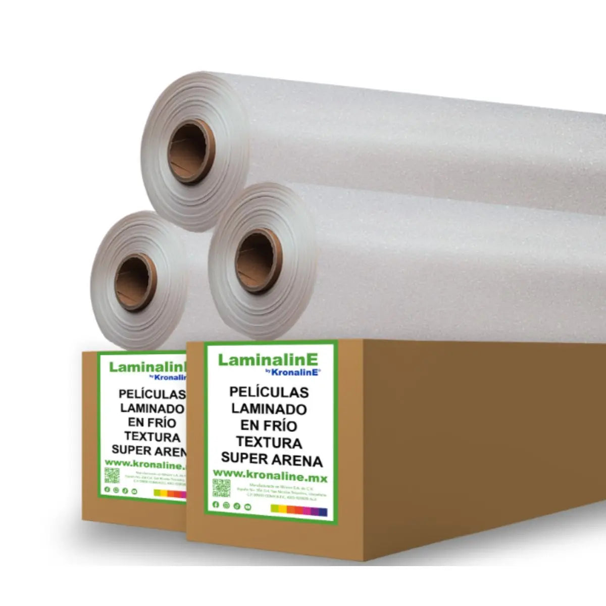 Película Laminado Frio Kronaline Ltx10 Textura Super Arena 0.635 X 50 m 3 PIEZA - Kronaline - empaque