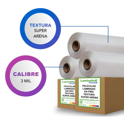 Película Laminar Plastificar Ltx10 Frío Laminado Sup Arena - Kronaline - accesorios
