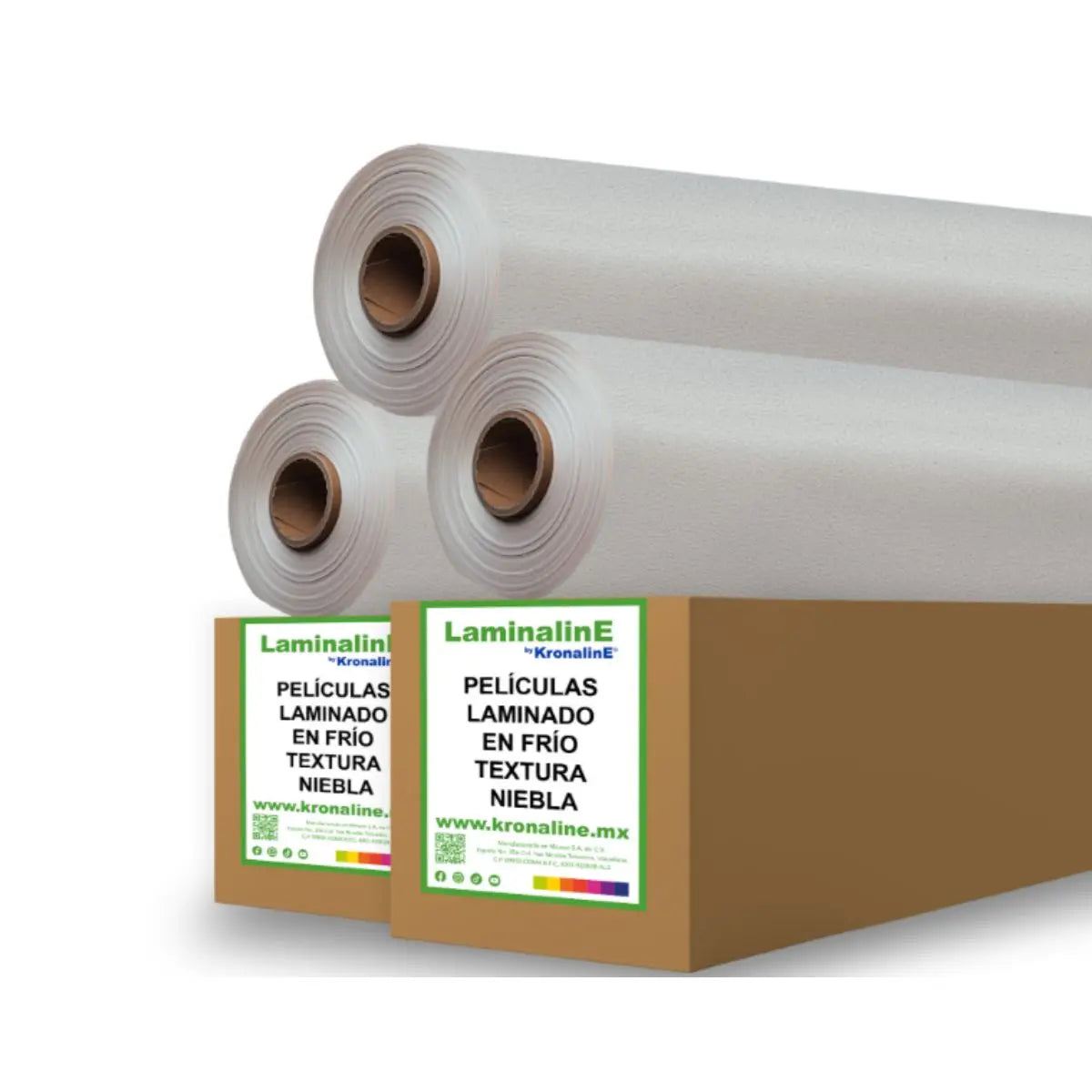 Película Laminado Frio Textura Niebla Kronaline LTX90 0.635 X 50 m 3 PIEZA - Kronaline