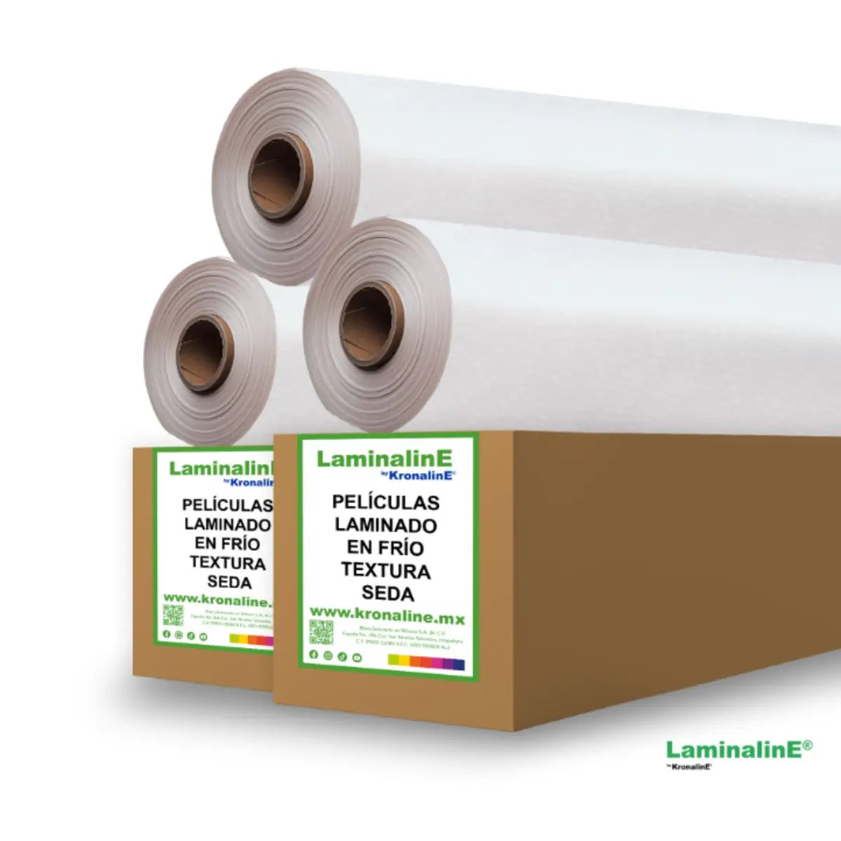 PELICULA LAMINADO EN FR?O TEXTURA SEDA 4 MIL N3" 1.27x50m *DS - Kronaline