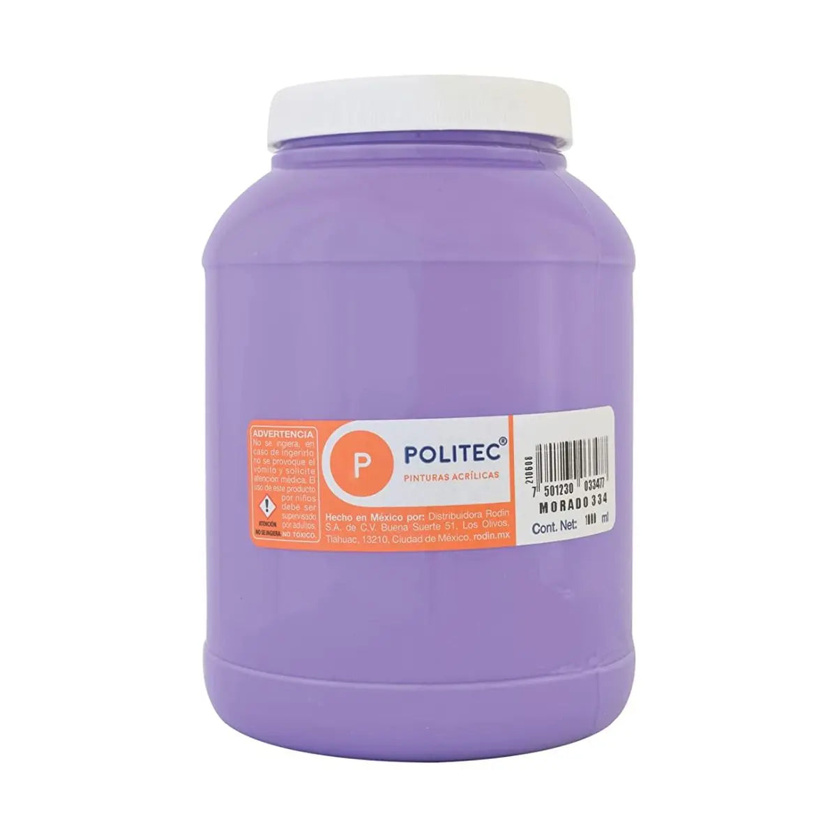 Pintura Acrílica De 1000 ml Elegir Color MORADO 334 - Rodin